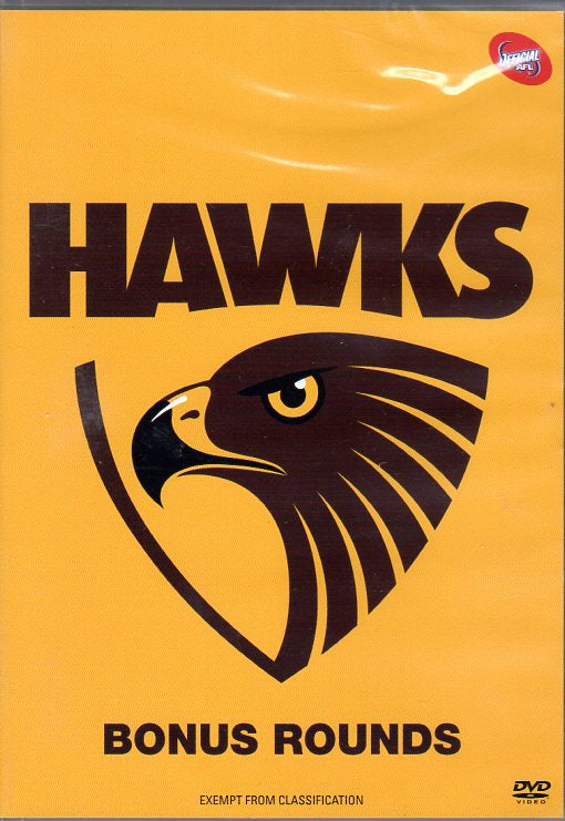 Cat. No. DVDS 1188: 2013 PREMIERS ~ THE HAWKS - BONUS ROUNDS. AFL AFVD628.