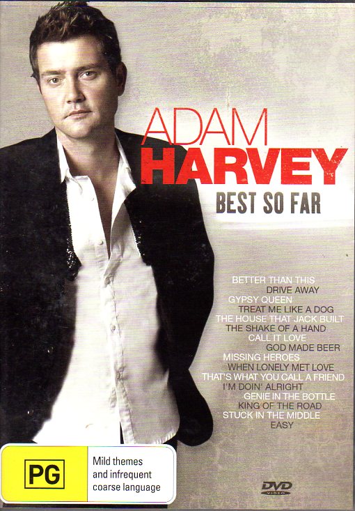 Cat. No. DVD 1164: ADAM HARVEY ~ BEST SO FAR. SONY 88697741129