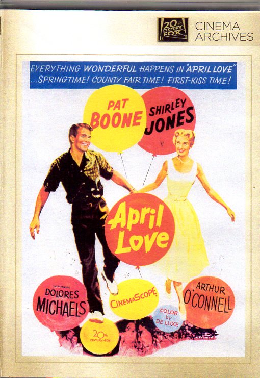 Cat. No. DVD 1278: APRIL LOVE ~ PAT BOONE / SHIRLEY JONES. 2OTH CENTURY FOX.