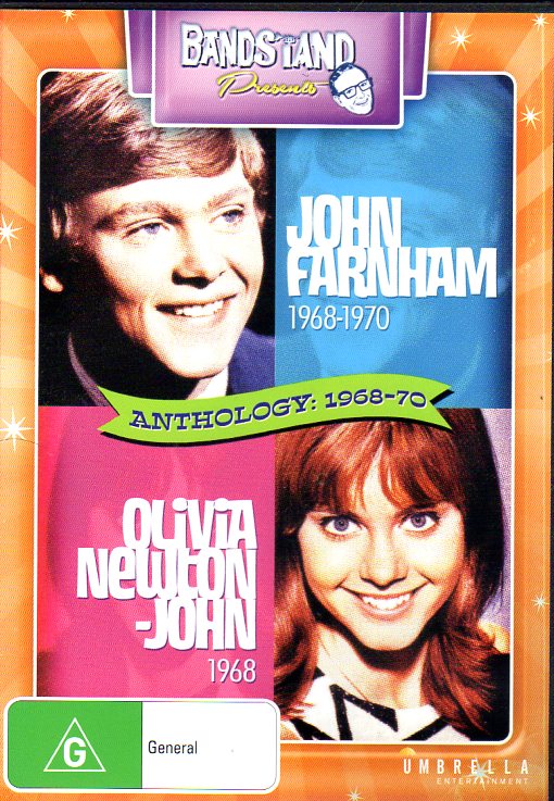 Cat. No. DVD 1224: BANDSTAND PRESENTS ~ ANTHOLOGY 1968-70 - JOHN FARNHAM & OLIVIA NEWTON-JOHN. UMBRELLA DAVID3397.