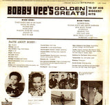 Cat. No. VV 1131: BOBBY VEE ~ GOLDEN GREATS - 15 OF HIS BIGGEST HITS. LIBERTY LST-7245.