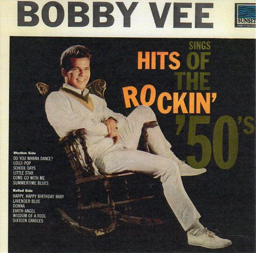 Cat. No. VV 1166: BOBBY VEE ~ SINGS HITS OF THE ROCKIN' '50s. SUNSET SLS9-6114.