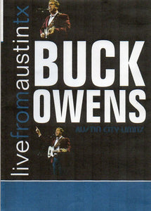 Cat. No. DVD 1355: BUCK OWENS ~ LIVE FROM AUSTIN, TX. NEW WEST RECORDS NW8043.