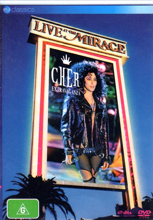 Cat. No. DVD 1310: CHER ~ CHER EXTRAVAGANZA - LIVE AT THE MIRAGE. EAGLE VISION / SHOCK KAL1648.