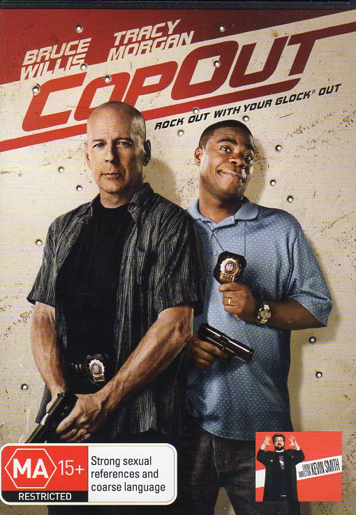 Cat. No. DVDM 1205: COPOUT ~ BRUCE WILLIS / TRACY MORGAN / ADAM BRODY / KEVIN POLLAK / GUILLERMO DIAZ / SEANN WILLIAM SCOTT. WARNER BROS. Y26412.