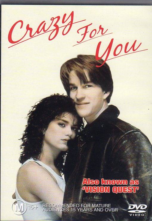 Cat. No. DVDM 1185: CRAZY FOR YOU (AKA VISION QUEST) ~ MATTHEW MODINE / LINDA FIORENTINO / MICHAEL SCHOEFFLING / MADONNA. WARNER BROS. 11459.