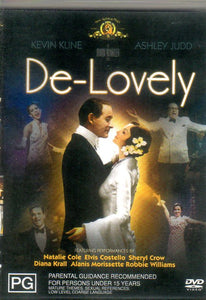 Cat. No. DVD 1276: DE-LOVELY ~ KEVIN KLINE / ASHLEY JUDD / JONATHON PRYCE. MGM / 20TH CENTURY FOX 271148DW.