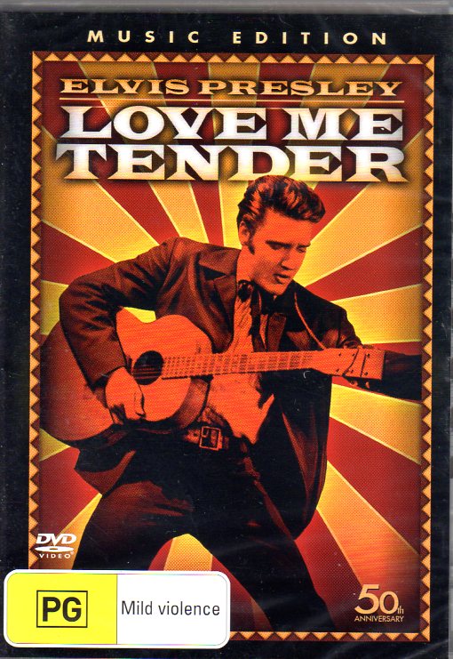 Cat. No. DVD 1092: ELVIS PRESLEY ~ LOVE ME TENDER - 50TH ANNIVERSARY EDITION. 20TH CENTURY FOX 33911SDO.