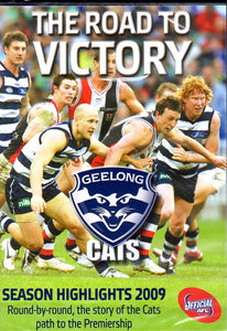 Cat. No. DVDS 1187: GEELONG CATS ~ THE ROAD TO VICTORY - SEASON HIGHLIGHTS 2009. AFL AFVD468.