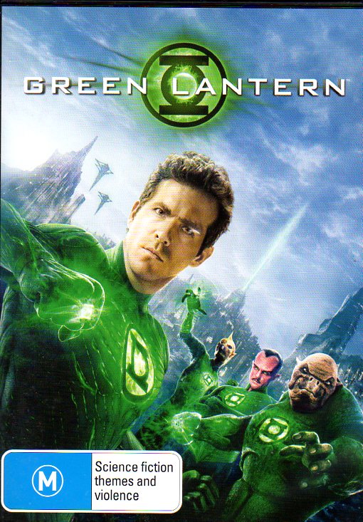 Cat. No. DVDM 1112: GREEN LANTERN ~ RYAN REYNOLDS / BLAKE LIVELY / PETER SARSGAARD / MARK STRONG / TIM ROOBINS. WARNER BROS. 1000246311.