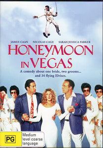 Cat. No. DVDM 1232: HONEYMOON IN VEGAS ~ JAMES CAAN / NICOLAS CAGE / SARAH JESSICA PARKER. MIRAMAX C-107807-9.