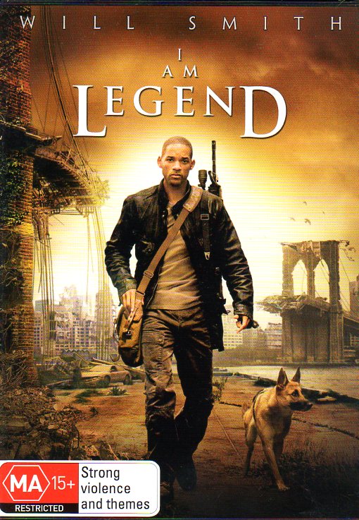 Cat. No. DVDM 1090: I AM LEGEND ~ WILL SMITH / ALICE BRAGA / DASH MIHOK. ROADSHOW R-107598-9.