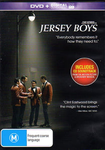 Cat. No. DVD 1327: JERSEY BOYS (SPECIAL EDITION) ~ JOHN LLOYD YOUNG / ERICH BERGEN / MICHAEL LOMENDA / VINCENT PIAZZA / CHRISTOPHER WALKEN. WARNER BROS. 1000533271.