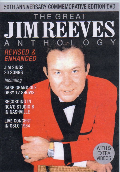 Cat. No. DVD 1486: JIM REEVES ~ THE GREAT JIM REEVES ANTHOLOGY. H&H MUSIC HHDVD 815.