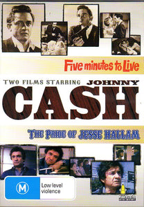 Cat. No. DVD 1145: JOHNNY CASH ~ FIVE MINUTES TO LIVE / THE PRIDE OF JESSE HALLAM. UMBRELLA DAVID1212.