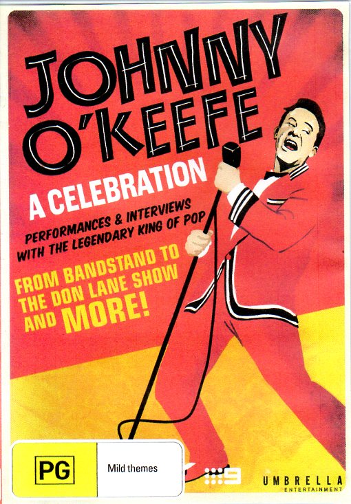 Cat. No. DVD 1247: JOHNNY O'KEEFE ~ A CELEBRATION. UMBRELLA DAVID3341.