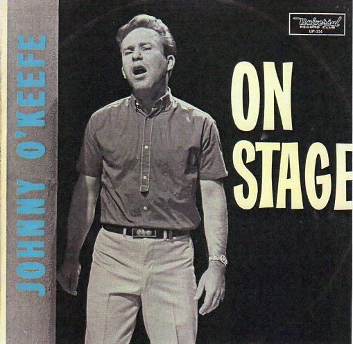 Cat. No. VV 1083: JOHNNY O'KEEFE ~ ON STAGE. UNIVERSAL RECORD CLUB UP-554.