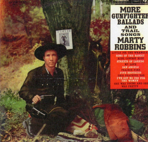 Cat. No. VV 1187: MARTY ROBBINS ~ MORE GUNFIGHTER BALLADS AND TRAIL SONGS. CORONET KLPS 869