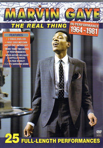 Cat. No. DVD 1342: MARVIN GAYE ~ THE REAL THING IN PERFORMANCE 1964-1981. UNIVERSAL / REELING IN THE YEARS 9877679.