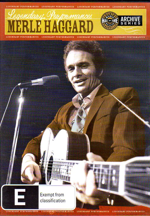 Cat. No. DVD 1129: MERLE HAGGARD ~ LEGENDARY PERFORMANCES. SHOUT / SHOCK KAL1516.