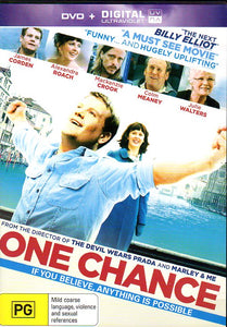 Cat. No. DVD 1347: ONE CHANCE ~ JAMES CORDEN / ALEXANDRA ROACH / COLM MEANEY. ROADSHOW R-114164-9.