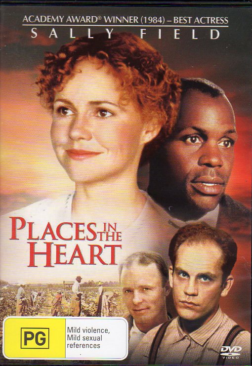 Cat. No. DVDM 1219: PLACES IN THE HEART ~ SALLY FIELD / ED HARRIS / JOHN MALKOVICH / DANNY GLOVER. SONY UNI3018.