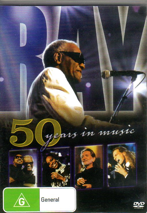 Cat. No. DVD 1264:  RAY CHARLES ~ 50 YEARS IN MUSIC. WARNER VISION 5101131642.