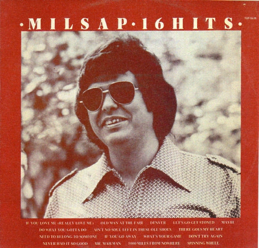 Cat. No. VV 1178: RONNIE MILSAP ~ MILSAP - 16 HITS. ASTOR TOP 1624.