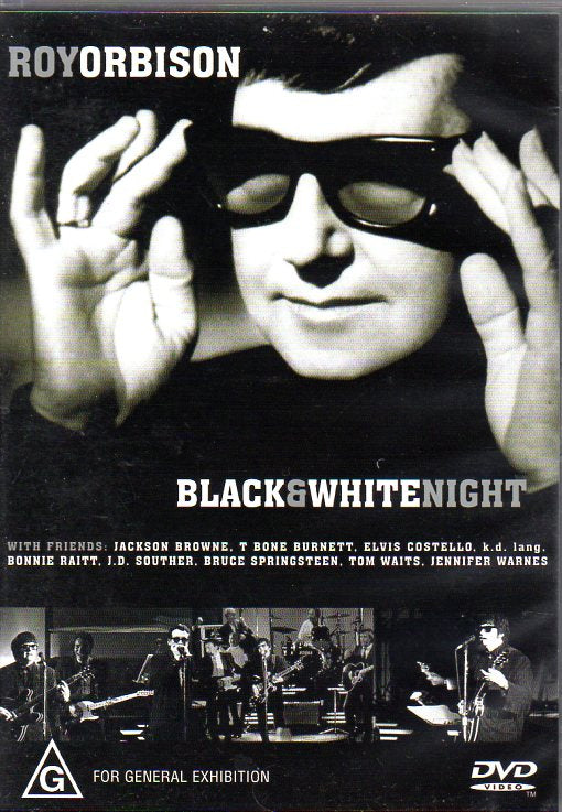 Cat. No. DVD 1124: ROY ORBISON & FRIENDS ~ A BLACK & WHITE NIGHT. WARNER VISION 8573862142.