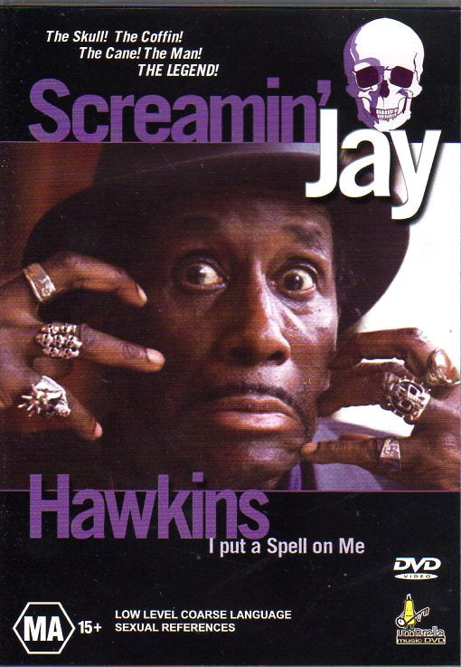 Cat. No. DVD 1126: SCREAMIN' JAY HAWKINS ~ I PUT A SPELL ON YOU. UMBRELLA DAVID0064.