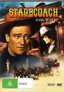 Cat. No. DVDM 1103: STAGECOACH ~ JOHN WAYNE / CLAIRE TREVOR / ANDY DEVINE / JOHN CARRADINE / THOMAS MITCHELL. BOUNTY BF15.