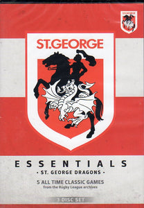 Cat. No. DVDS 1190: ST. GEORGE DRAGONS ~ ESSENTIALS. NRL / BEYOND6158.