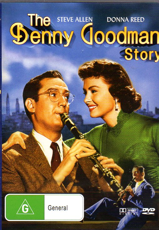 Cat. No. DVD 1142: THE BENNY GOODMAN STORY ~ STEVE ALLEN / DONNA REED / GENE KRUPA / LIONEL HAMPTON / HARRYJAMES. BOUNTY BF35.