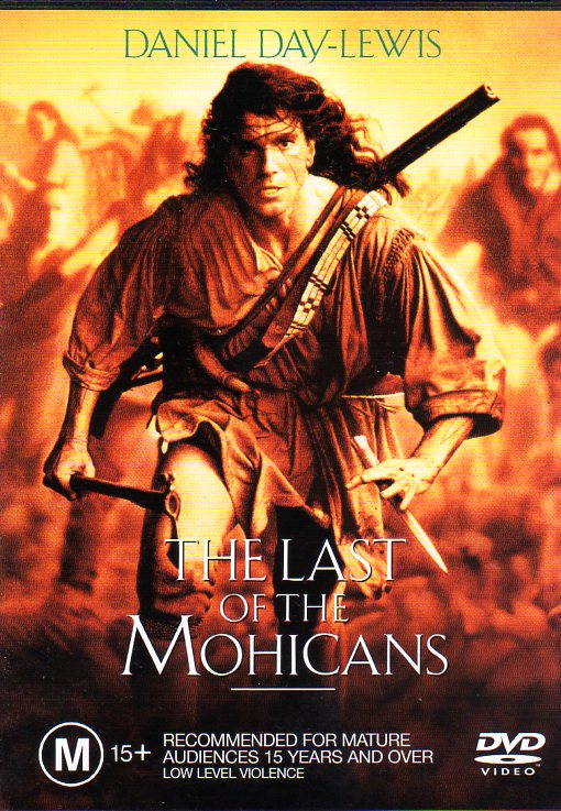 Cat. No. DVDM 1089: THE LAST OF THE MOHICANS ~ DANIEL DAY-LEWIS / MADELEINE STOWE / JODHI MAY. WARNER BROS. 12619.