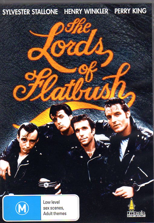 Cat. No. DVD 1185: THE LORDS OF FLATBUSH ~ HENRY WINKLER / SYLVESTER STALLONE / PERRY KING / PAUL MACE / SUSAN BLAKELY. COLUMBIA / SONY D10271.