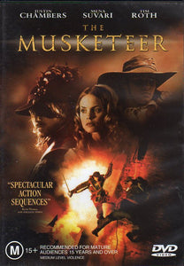 Cat. No. DVDM 1119: THE MUSKETEER ~ CATHERIN DENEVUE / MENA SUVARI / STEPHEN REA / TIM ROTH. MAGNA PACIFIC DVD06160.