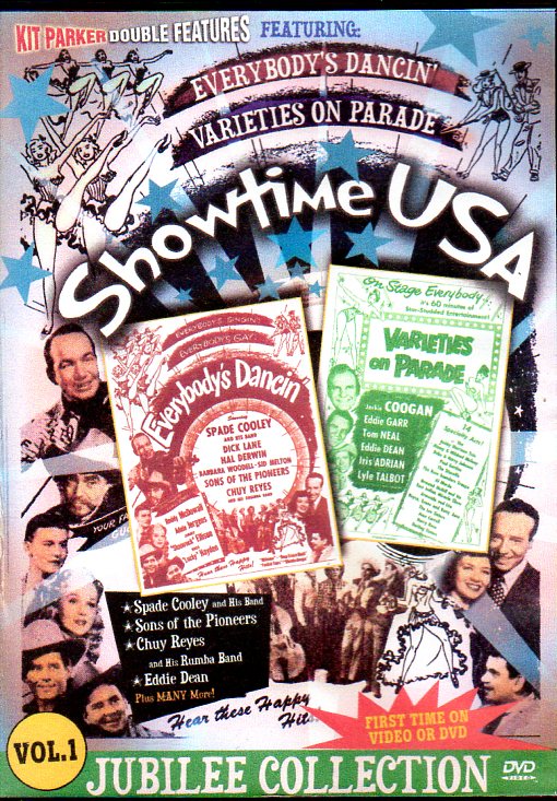 Cat. No. DVD 1337: SHOWTIME USA. VOL. 1. - EVERYBODY'S DANCIN' / VARIETIES ON PARADE ~ VARIOUS ARTISTS & ACTORS. VCI ENT. KPF591. (IMPORT).