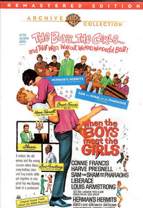 Cat. No. DVD 1268: WHEN THE BOYS MEET THE GIRLS ~ CONNIE FRANCIS / HARVE PRESNELL. WARNER BROTHERS.