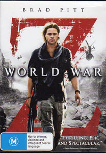 Cat. No. DVDM 1137: WORLD WAR Z ~ BRAD PITT / MIREILLE ENOS / JAMES BADGE DALE. PARAMOUNT DVD 9246.