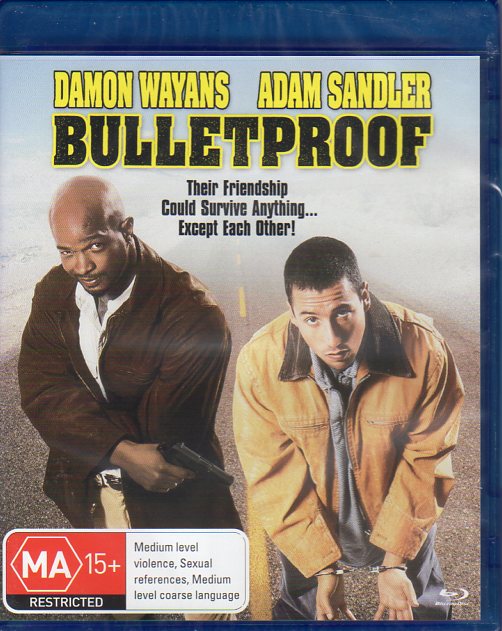 Cat. No. DVDMBR 1818: BULLETPROOF ~ DAMAN WAYONS / ADAM SANDLER / JAME ...