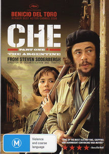 Cat. No. DVDM 1541: CHE - PART ONE: THE ARGENTINE ~ BENICIO DEL TORO / DEMIAN BICHIR / JULIA ORMOND. PARAMOUNT DVD8438.