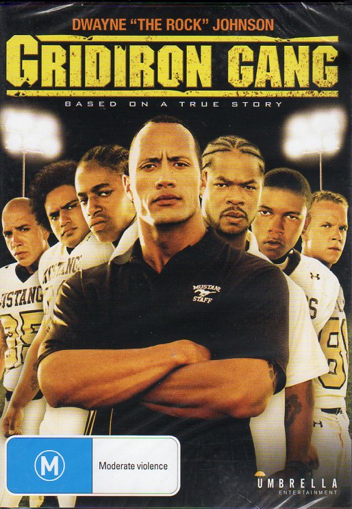 Cat. No. DVDS 1141: GRIDIRON GANG ~ DWAYNE "THE ROCK" JOHNSON / XZIBIT ...