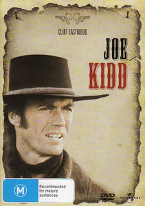 Cat. No. DVDM 1266: JOE KIDD ~ CLINT EASTWOOD / ROBERT DUVALL / JOHN SAXON. UNIVERSAL 8201943.