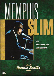 Cat. No. DVD 1383: MEMPHIS SLIM ~ LIVE AT RONNIE SCOTT'S, LONDON ~ IMAGE ENT. ID3493NBDVD. (IMPORT).