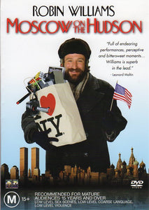 Cat. No. DVDM 1380: MOSCOW ON THE HUDSON ~ ROBIN WILLIAMS / ALEJANDRO REY / MARIA CONCHITA ALONSO. COLUMBIA UNI2104.