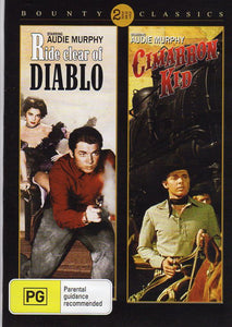 Cat. No. DVDM 1505: RIDE CLEAR OF DIABLO / CIMARRON KID ~ AUDIE MURPHY / DAN DURYEA / AUDIE MURPHY / BEVERLY TYLER. UNIVERSAL / BOUNTY BF125.