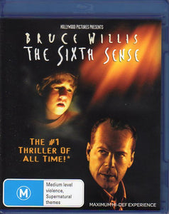 Cat. No. DVDMBR 1536: THE SIXTH SENSE ~ BRUCE WILLIS / TONI COLLETTE / HALEY JOEL OSMENT. SPYGLASS / HOLLYWOOD PICTURES R05510.