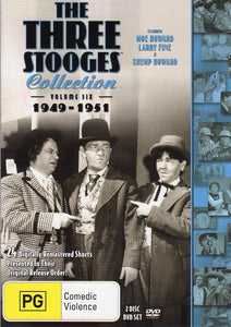 Cat. No. DVDM 1295: THE THREE STOOGES ~ THE THREE STOOGES COLLECTION. VOL. 6. SONY / SHOCK KAL4047.